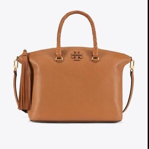 Tory Burch Taylor Satchel in Camel 🤎COPY